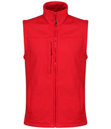 Regatta Flux Soft Shell Bodywarmer RG154 - Classic Red/Seal Grey