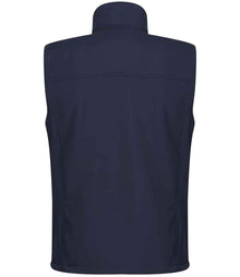 Regatta Flux Soft Shell Bodywarmer RG154 - RG154 Navy/Navy Back