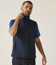 Regatta Flux Soft Shell Bodywarmer RG154 - RG154 Navy/Navy Model