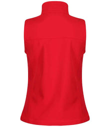 Regatta Ladies Flux Soft Shell Bodywarmer RG155 - RG155 Classic Red/Seal Grey Back