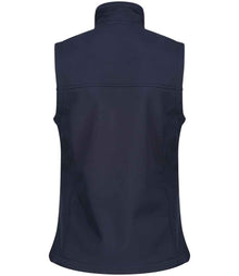 Regatta Ladies Flux Soft Shell Bodywarmer RG155 - RG155 Navy/Navy Back