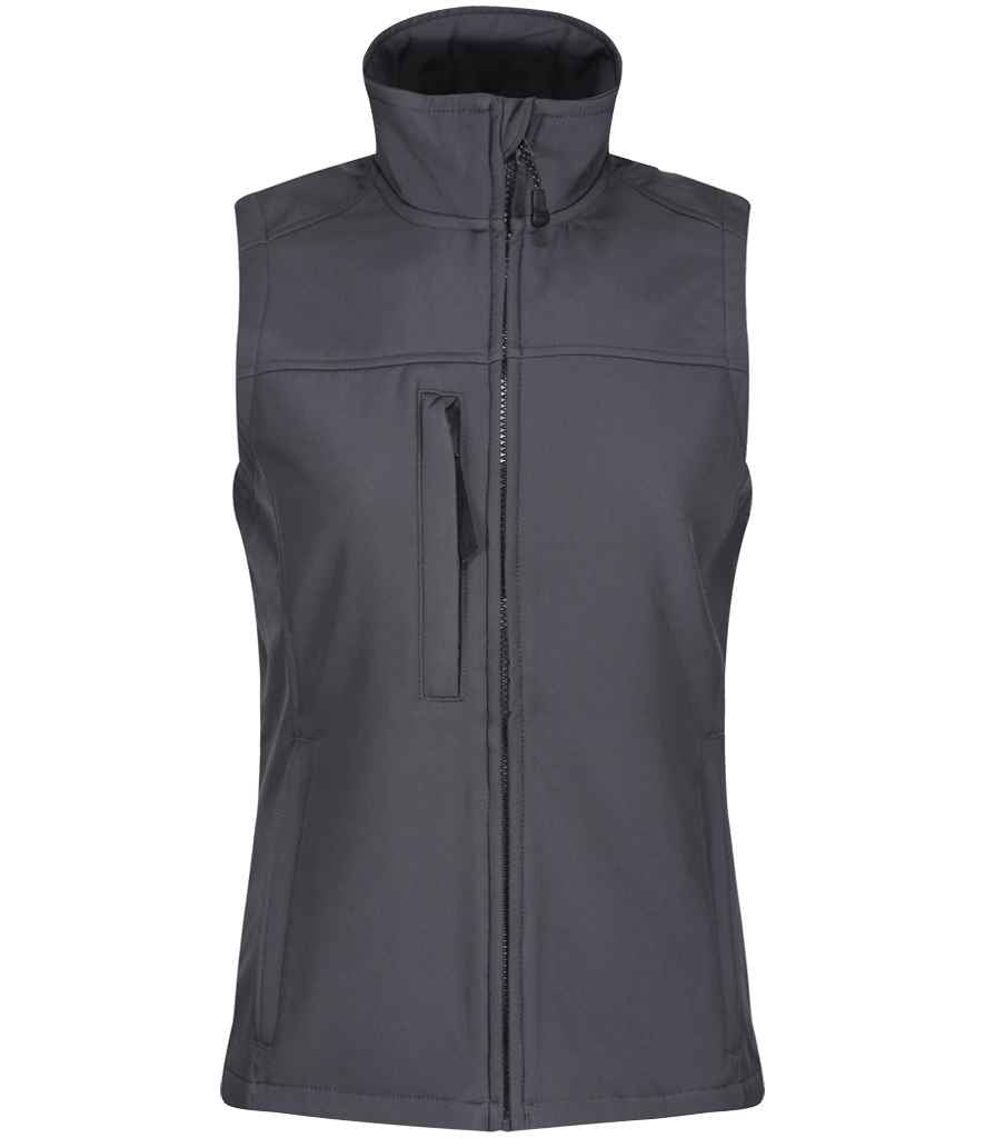 Regatta Ladies Flux Soft Shell Bodywarmer RG155 - Seal Grey/Seal Grey