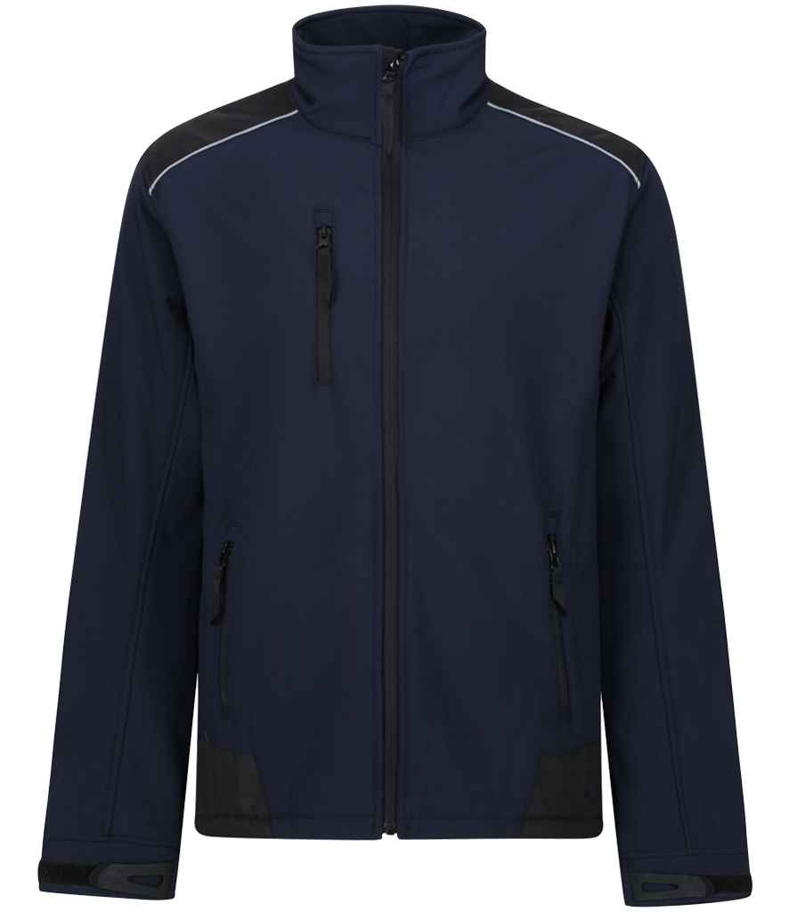 Regatta Sandstorm Soft Shell Workwear Jacket RG158 - Navy/Black