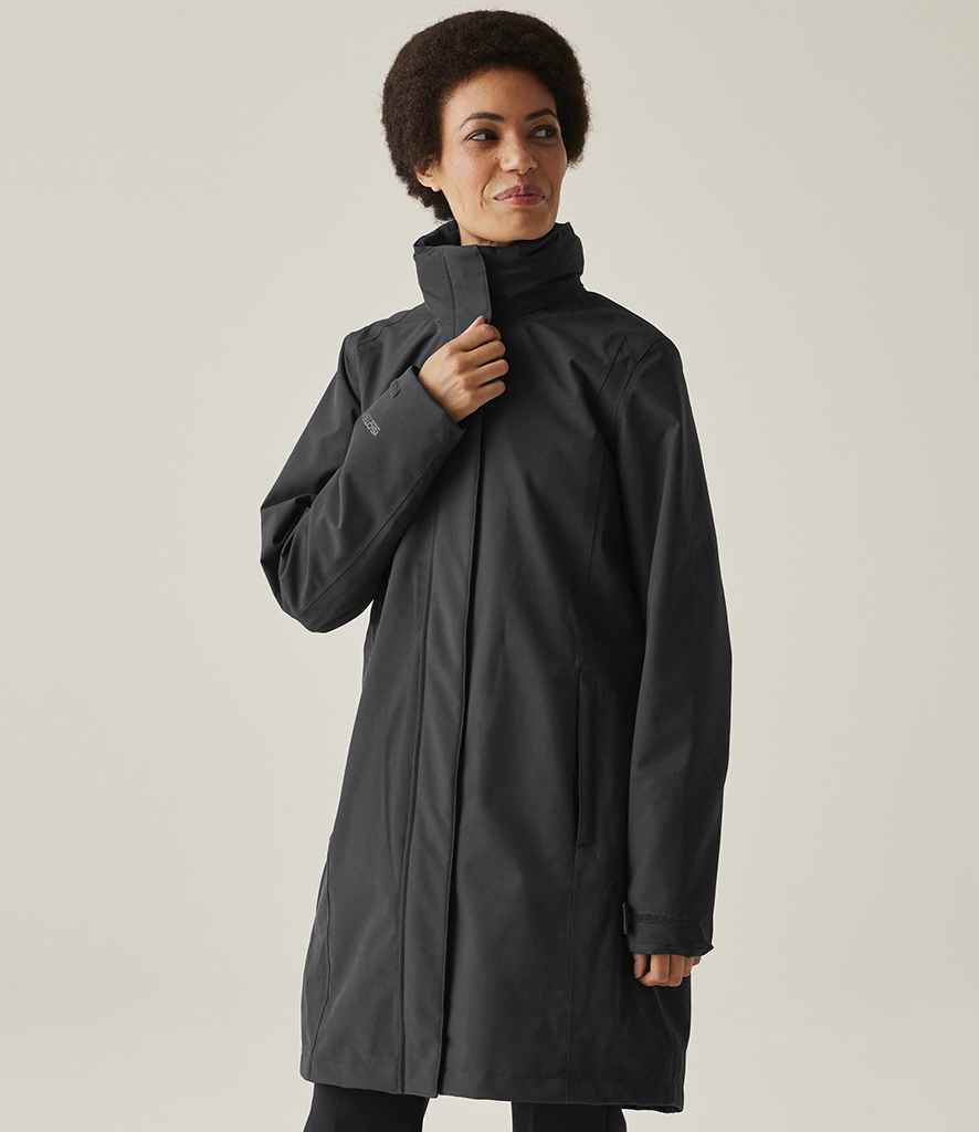 Regatta Ladies Longline Kingsley 3-in-1 Jacket RG169 - RG169 Black Model