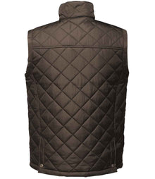 Regatta Tyler Diamond Quilted Bodywarmer RG187 - RG187 Black Back