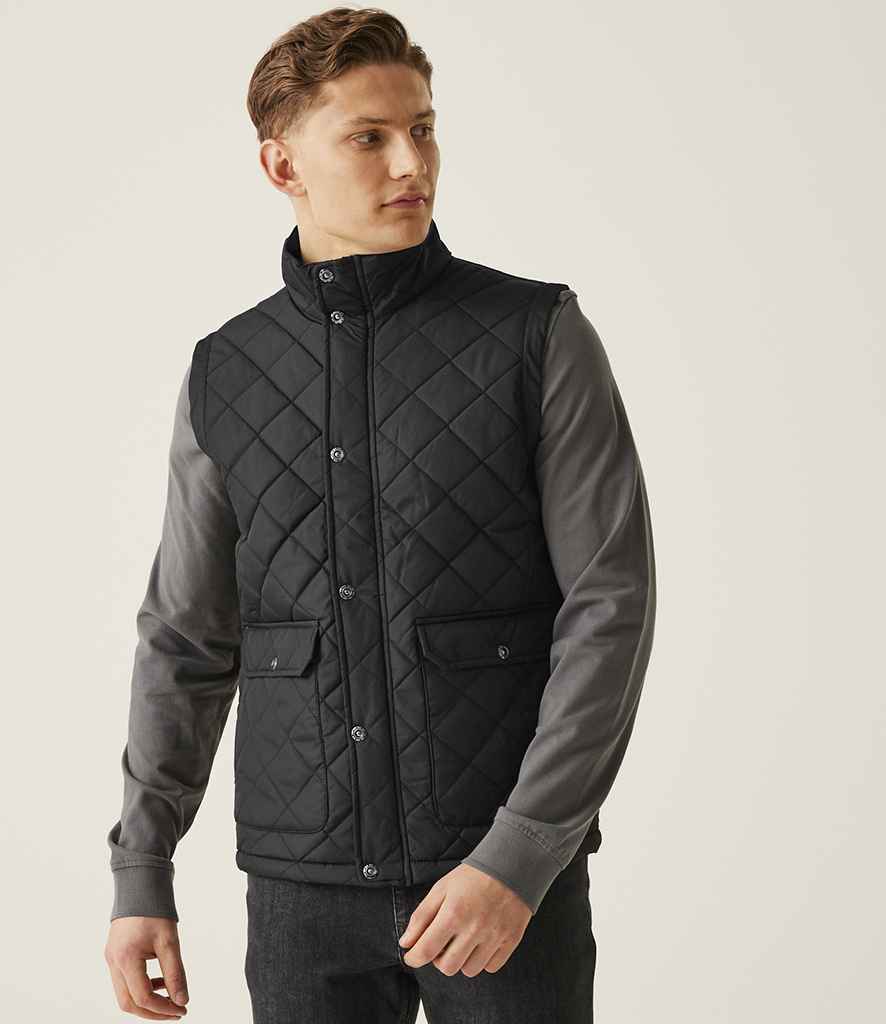 Regatta Tyler Diamond Quilted Bodywarmer RG187 - RG187 Black Model