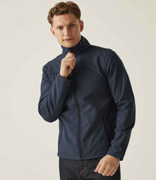 Regatta Octagon II Soft Shell Jacket RG191 - RG191 Navy/Seal Grey Model