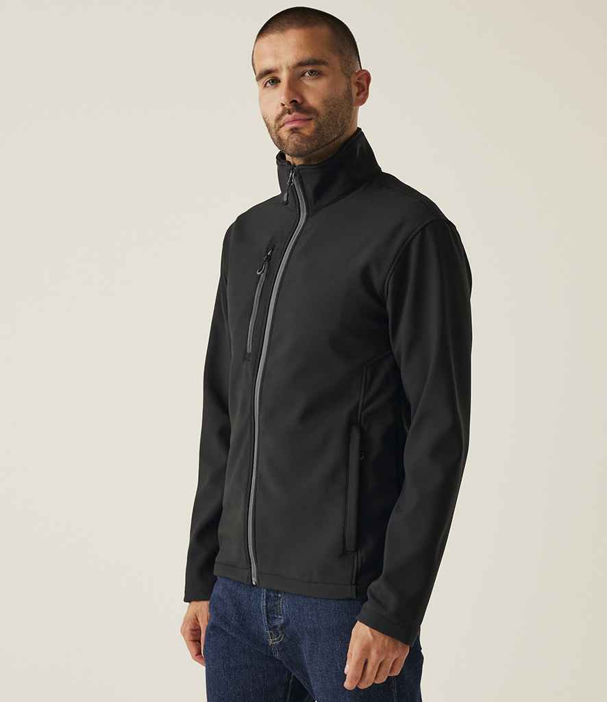 Regatta Honestly Made Recycled Soft Shell Jacket RG2000 - RG2000 Black Model