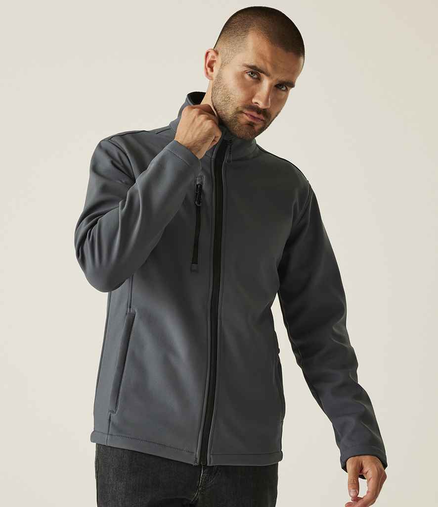 Regatta Honestly Made Recycled Soft Shell Jacket RG2000 - RG2000 Seal Grey Model
