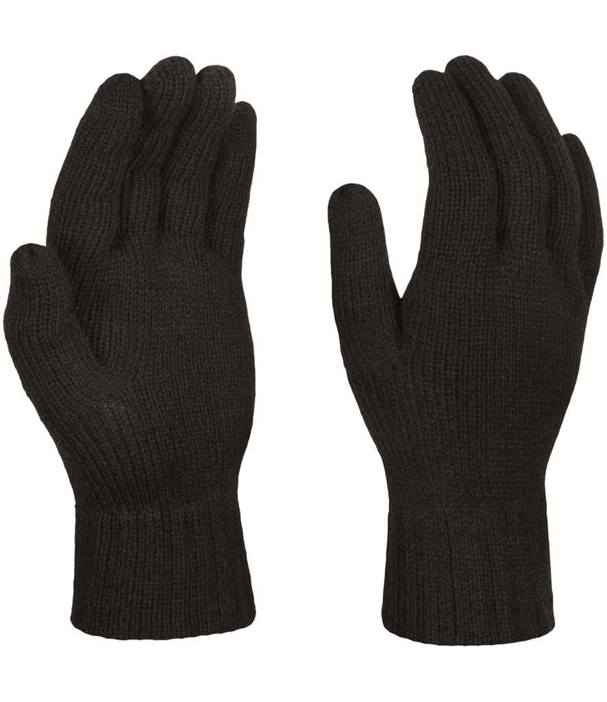 Regatta Knitted Gloves RG201 - Black
