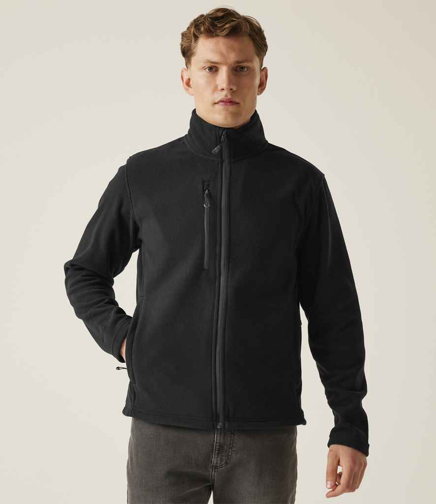 Regatta Honestly Made Recycled Fleece Jacket RG2100 - RG2100 Black Model