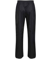 Regatta Pro Packaway Waterproof Breathable Overtrousers RG214 - RG214 Black Back