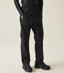 Regatta Pro Packaway Waterproof Breathable Overtrousers RG214 - RG214 Black Model