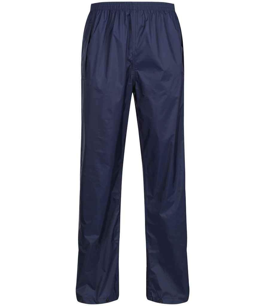 Regatta Pro Packaway Waterproof Breathable Overtrousers RG214 - Navy