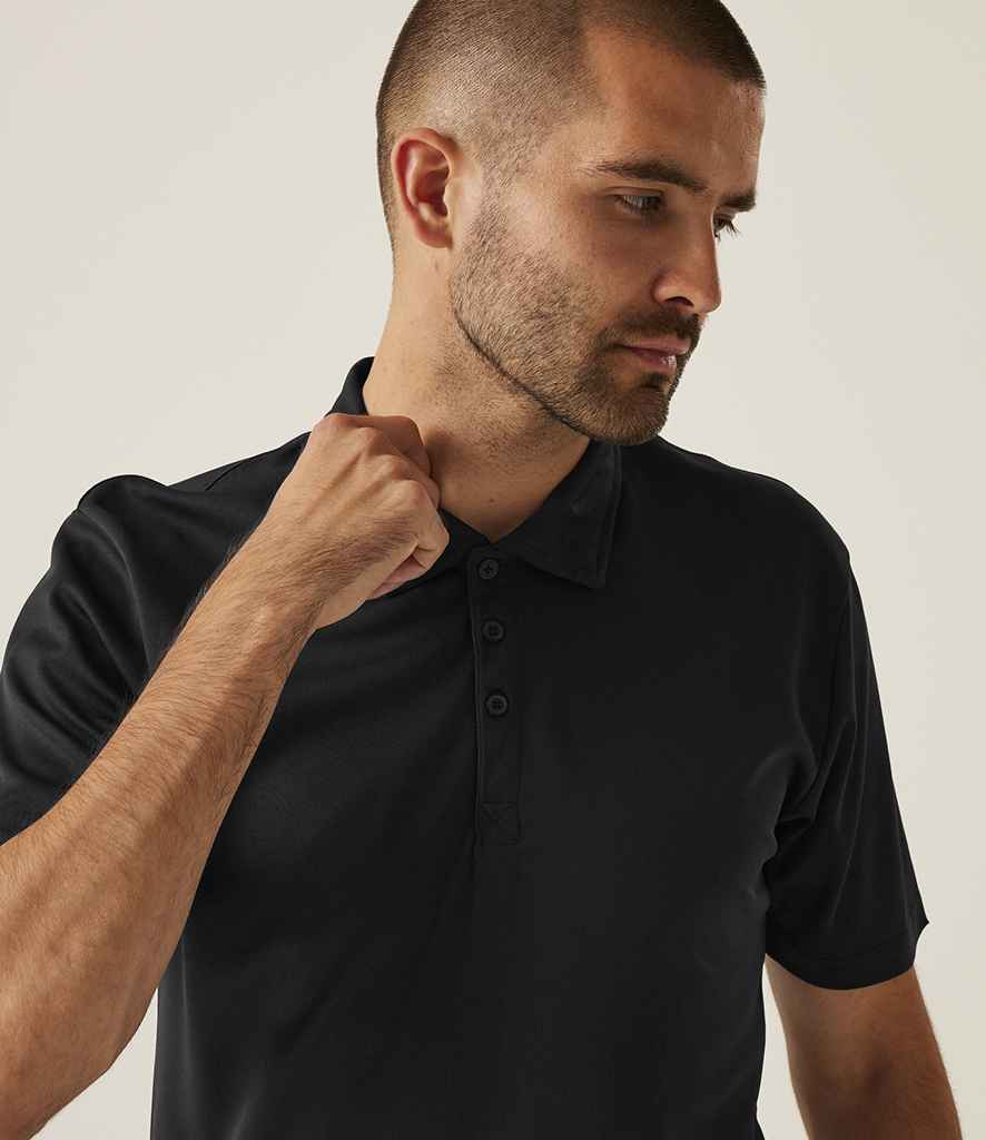 Regatta Honestly Made Recycled Polo Shirt RG2150 - RG2150 Black Model