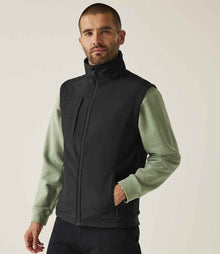 Regatta Octagon II Printable Soft Shell Bodywarmer RG215 - RG215 Black/Black Model