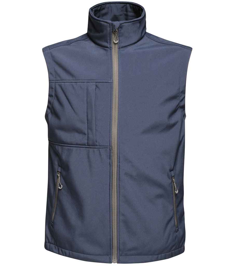 Regatta Octagon II Printable Soft Shell Bodywarmer RG215 - Navy/Seal Grey