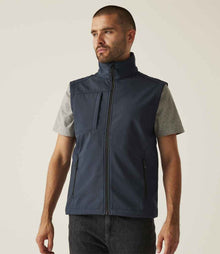 Regatta Octagon II Printable Soft Shell Bodywarmer RG215 - RG215 Navy/Seal Grey Model