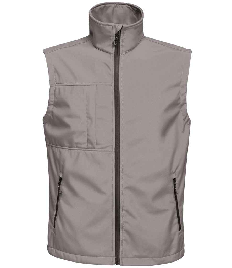 Regatta Octagon II Printable Soft Shell Bodywarmer RG215 - Seal Grey/Black