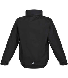 Regatta Kids Dover Waterproof Insulated Jacket RG244 - RG244 Black/Ash Back