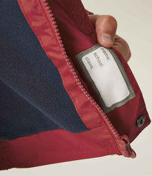 Regatta Kids Dover Waterproof Insulated Jacket RG244 - RG244 Classic Red/Navy Detail