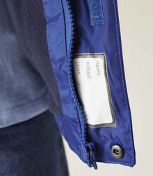 Regatta Kids Dover Waterproof Insulated Jacket RG244 - RG244 Royal Blue/Navy Detail