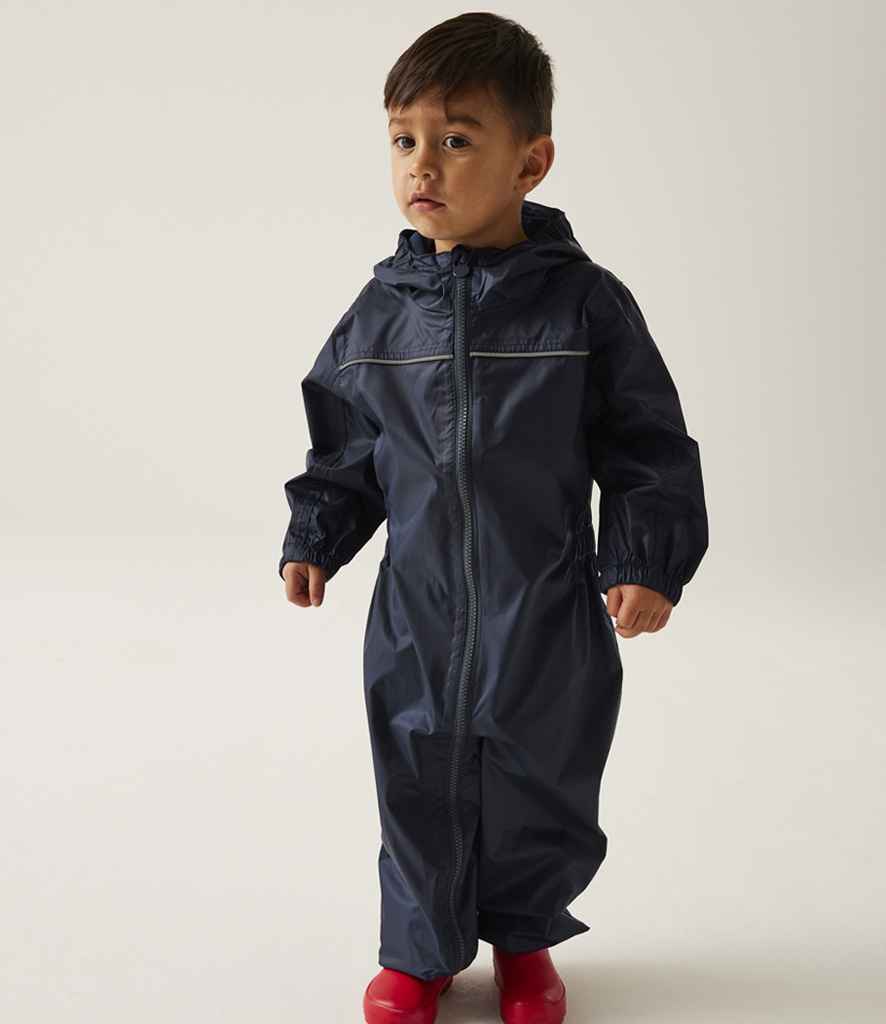 Regatta Kids Paddle Rain Suit RG252 - RG252 Navy Model