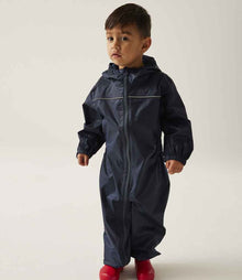 Regatta Kids Paddle Rain Suit RG252 - RG252 Navy Model