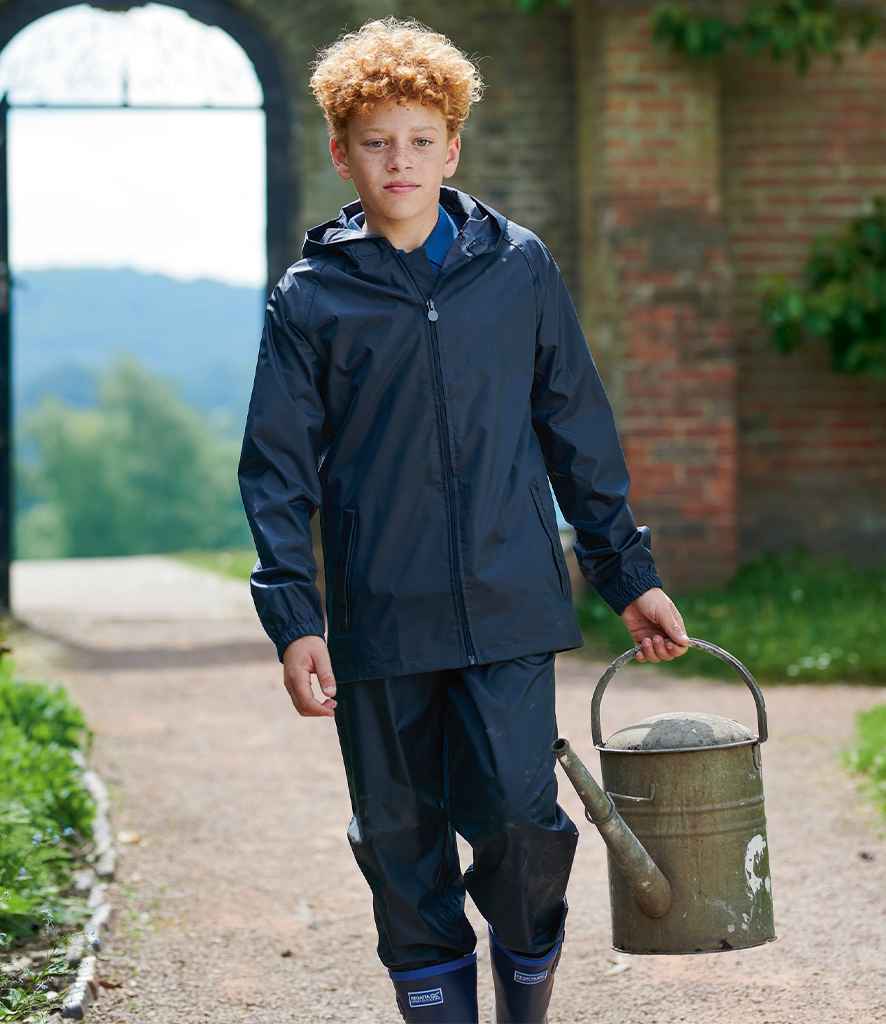 Regatta Kids Pro Stormbreak Waterproof Jacket RG256 - RG256 Navy Model