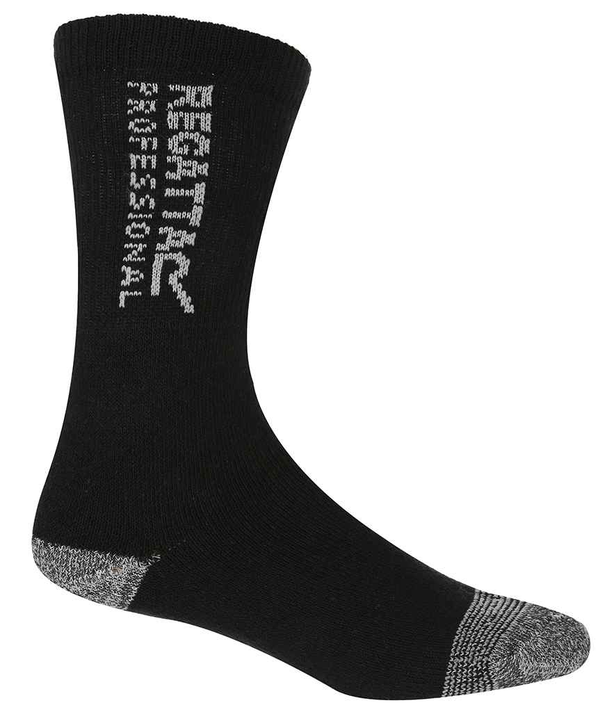 Regatta 3 Pack Workwear Socks RG287 - Black