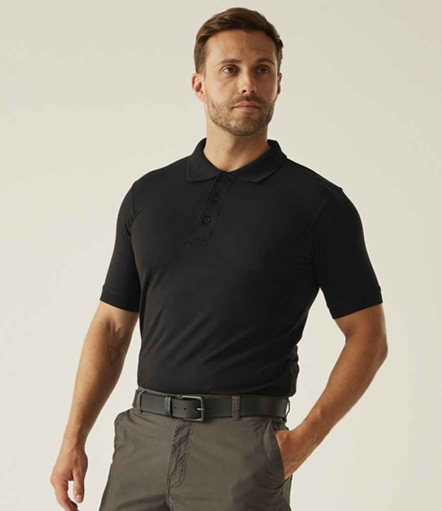 Regatta Classic Piqué Polo Shirt RG320 - RG320 Black Model