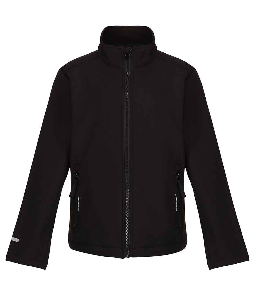 Regatta Kids Ablaze Soft Shell Jacket RG330 - Black/Black