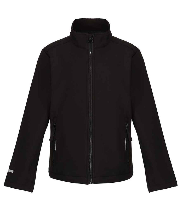 Regatta Kids Ablaze Soft Shell Jacket RG330 - Black/Black