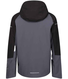 Regatta X-Pro Beacon Brite Light Waterproof Shell Jacket RG348 - RG348 Seal Grey/Black Back