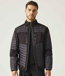 Regatta E-Volve Unisex Thermal Hybrid Jacket RG380 - RG380 Ash/Black Model