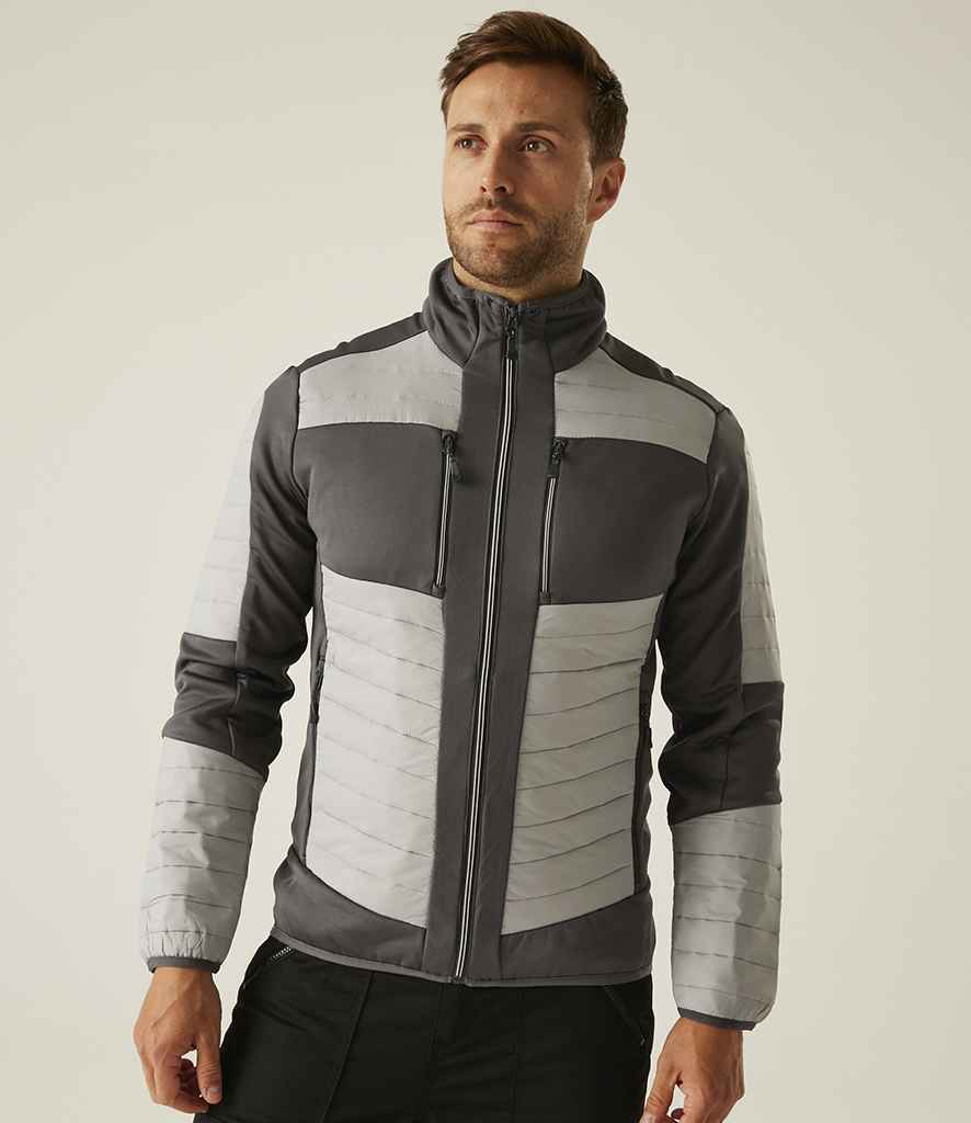 Regatta E-Volve Unisex Thermal Hybrid Jacket RG380 - RG380 Mineral Grey/Ash Model