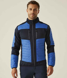 Regatta E-Volve Unisex Thermal Hybrid Jacket RG380 - RG380 Strong Blue/Navy Model