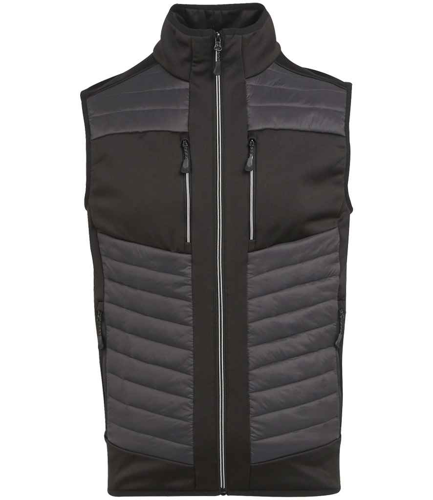 Regatta E-Volve Unisex Thermal Hybrid Bodywarmer RG381 - Ash/Black