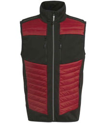 Regatta E-Volve Unisex Thermal Hybrid Bodywarmer RG381 - Classic Red/Black