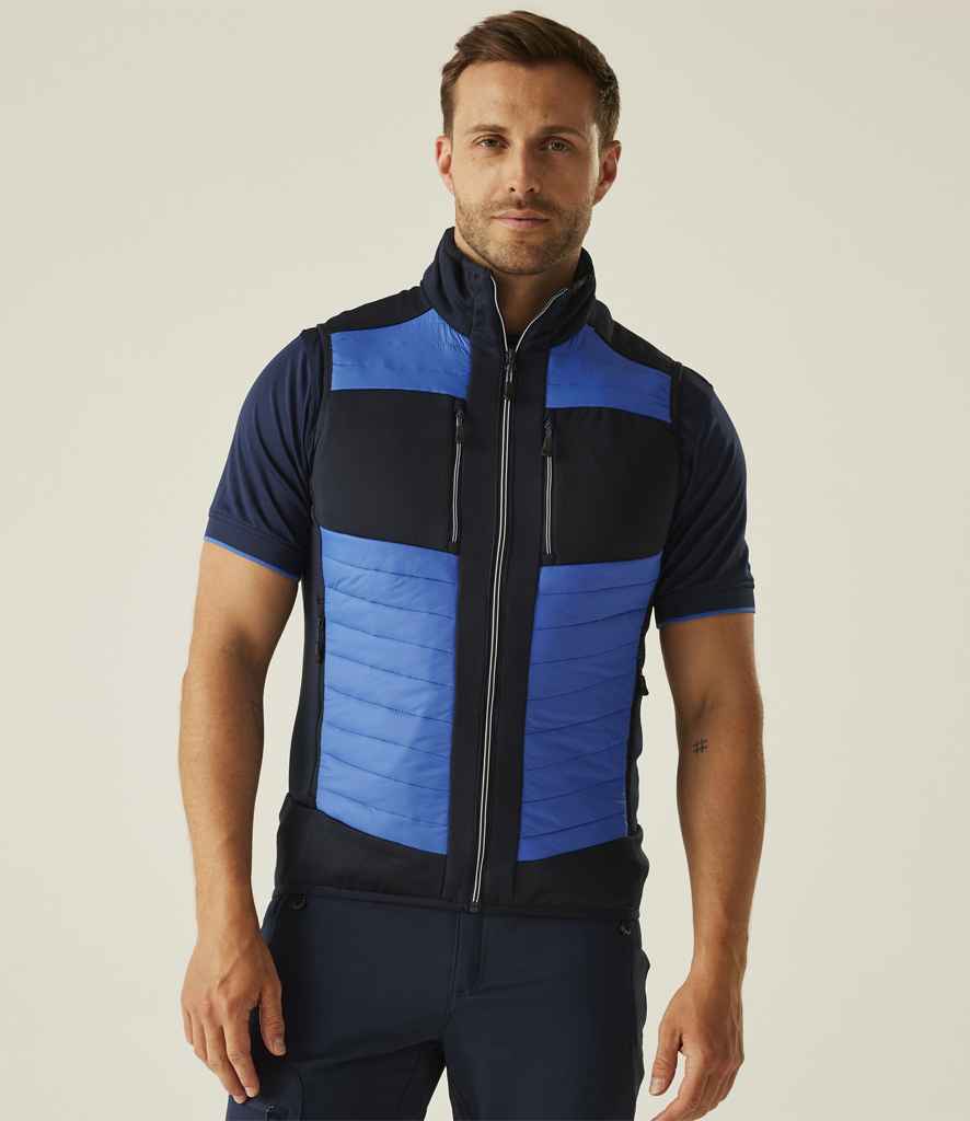 Regatta E-Volve Unisex Thermal Hybrid Bodywarmer RG381 - RG381 Strong Blue/Navy Model