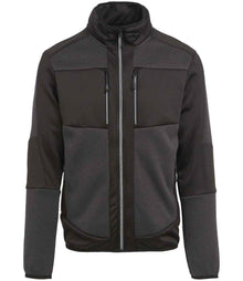 Regatta E-Volve Unisex Knit Effect Midlayer Top RG382 - Ash/Black