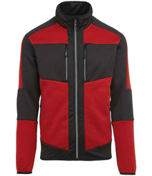 Regatta E-Volve Unisex Knit Effect Midlayer Top RG382 - Classic Red/Black