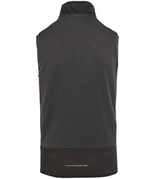 Regatta E-Volve Unisex Knit Effect Stretch Bodywarmer RG383 - RG383 Ash/Black Back