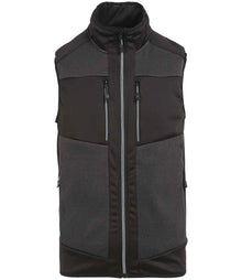 Regatta E-Volve Unisex Knit Effect Stretch Bodywarmer RG383 - Ash/Black