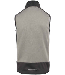 Regatta E-Volve Unisex Knit Effect Stretch Bodywarmer RG383 - RG383 Mineral Grey/Ash Back