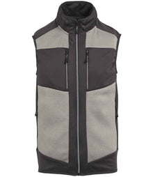 Regatta E-Volve Unisex Knit Effect Stretch Bodywarmer RG383 - Mineral Grey/Ash