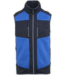 Regatta E-Volve Unisex Knit Effect Stretch Bodywarmer RG383 - Strong Blue/Navy