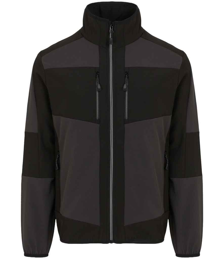 Regatta E-Volve Unisex Two Layer Soft Shell Jacket RG384 - Ash/Black