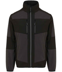 Regatta E-Volve Unisex Two Layer Soft Shell Jacket RG384 - Ash/Black