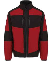 Regatta E-Volve Unisex Two Layer Soft Shell Jacket RG384 - Classic Red/Black